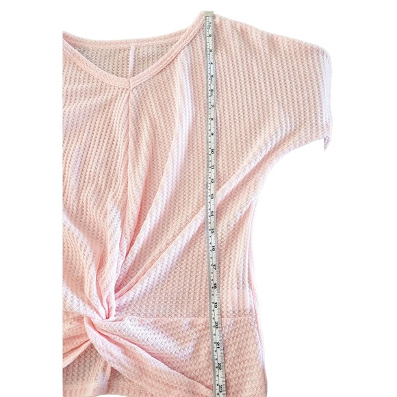 Vintage America Women's Thermal Knit Top - Pink - Picture 3 of 3